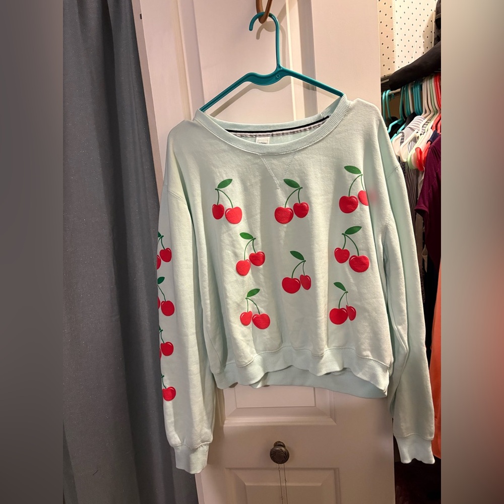 Cherry Print Sweatshirt
